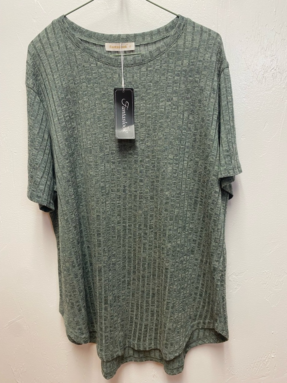 Fantaslook Women’s Short Sleeve Pull Over Top
